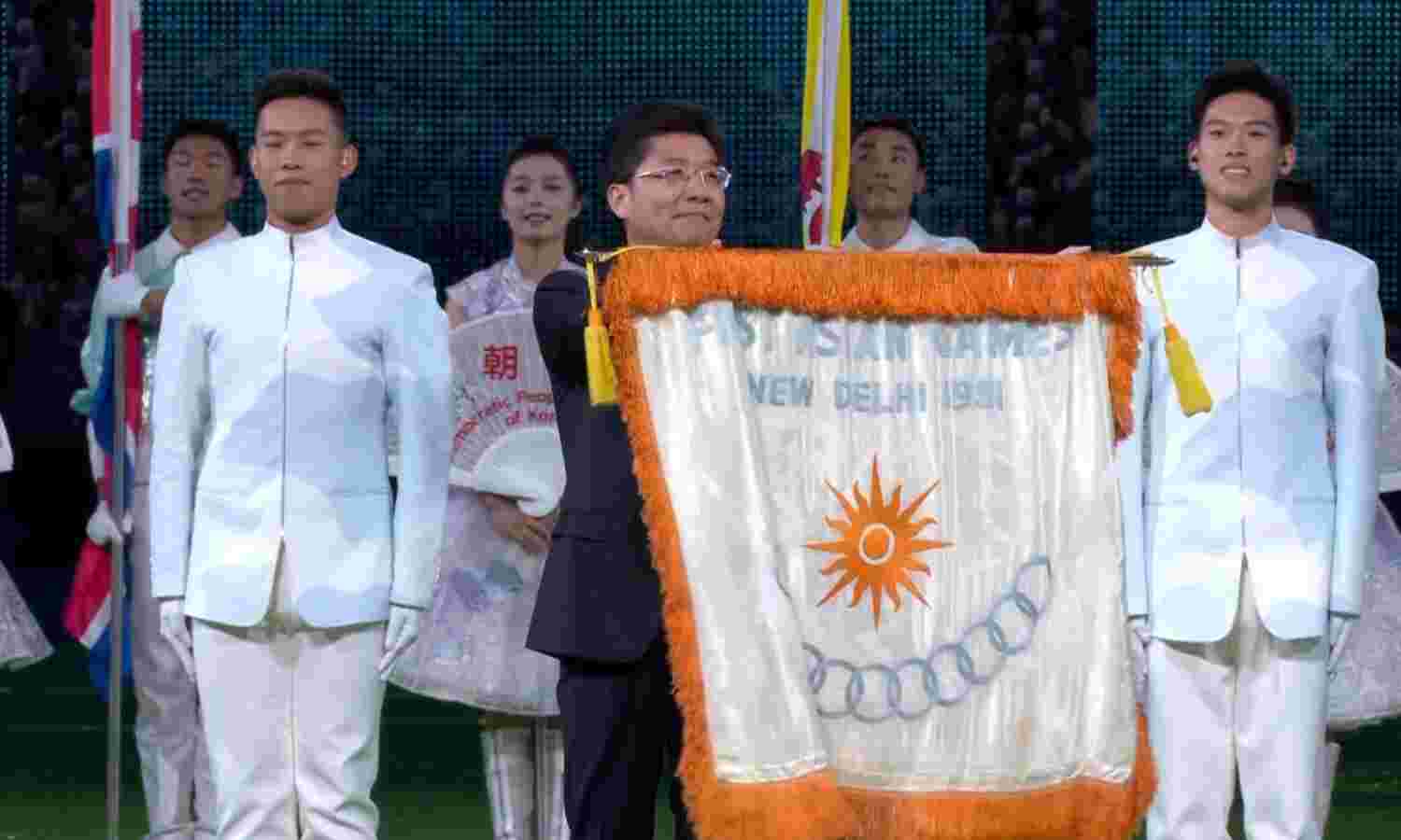 As per protocol, the first Asian Games Torch,... ... Asian Games 2023 Closing ceremony live: 19th Hangzhou Asian Games declared closed