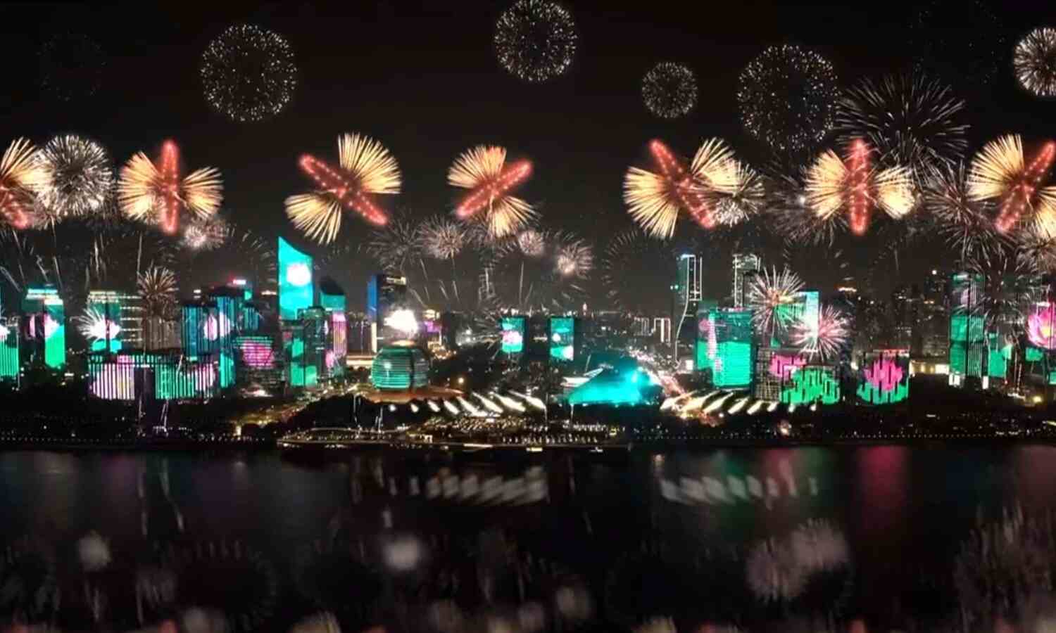 Crackers of various kinds are now dazzling in the... ... Asian Games 2023 Closing ceremony live: 19th Hangzhou Asian Games declared closed