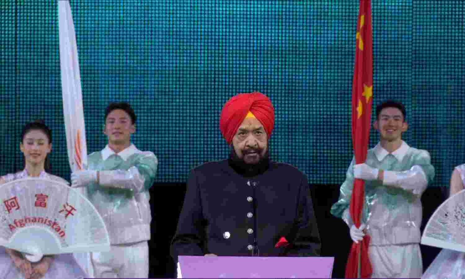 Raja Randhir Singh, Acting President of the... ... Asian Games 2023 Closing ceremony live: 19th Hangzhou Asian Games declared closed