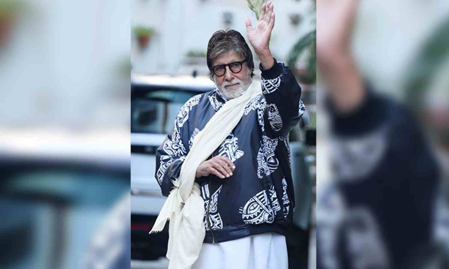 Amitabh Bachchan wears homemade sling as he meets fans post injury