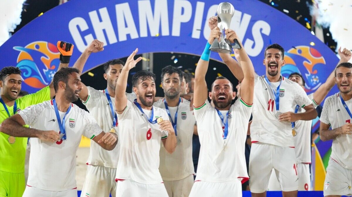 Iran thrash Japan in AFC Beach Soccer Asian Cup final Iran thrash Japan in AFC Beach Soccer Asian Cup final