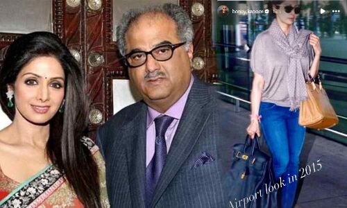 Boney Kapoor remembers Sridevi’s classic airport look