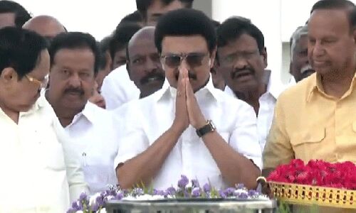 CM Stalin pays tribute to Anna, Karunanidhi on his 72nd birthday