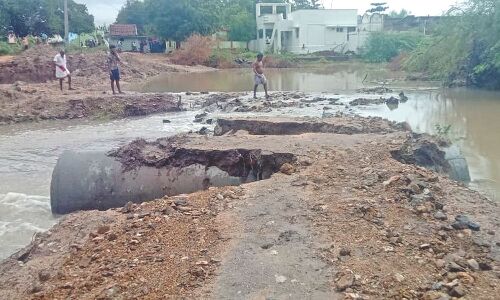 Heavy rain lashes southern districts parts of Tamil Nadu