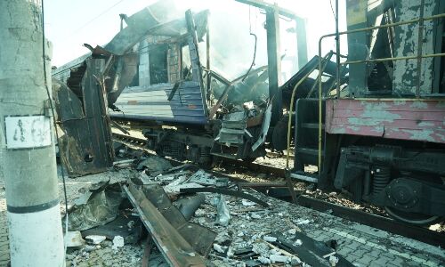 Russia makes more precise drones, using them to attack Ukraines vital rail network